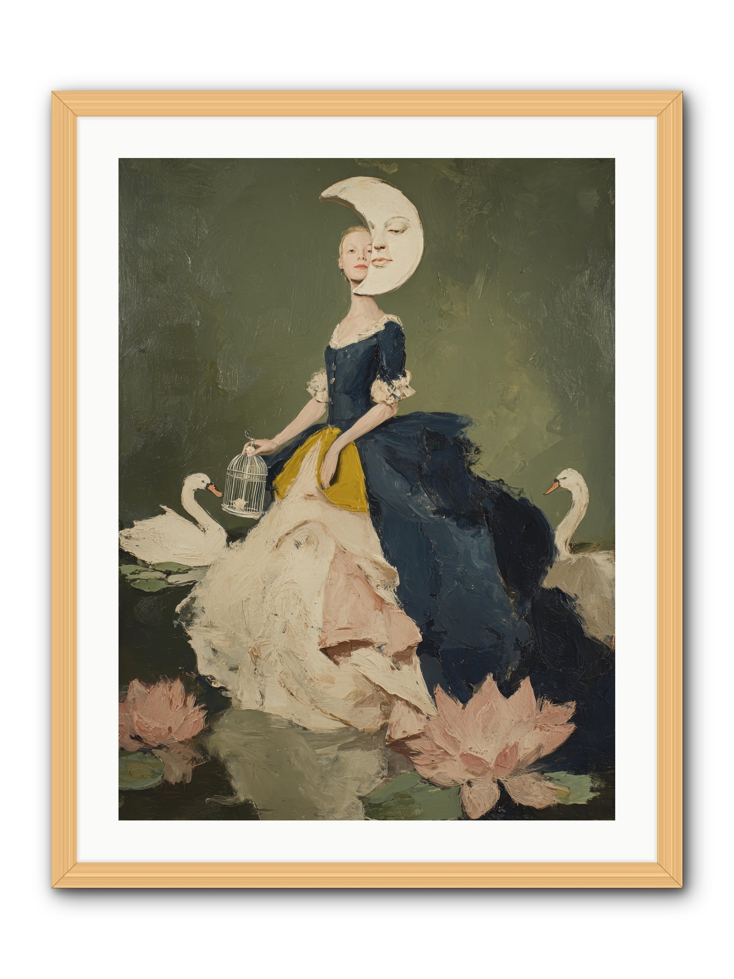 The Wardrobe of Small Triumphs -- Framed Print - Natural 24x32