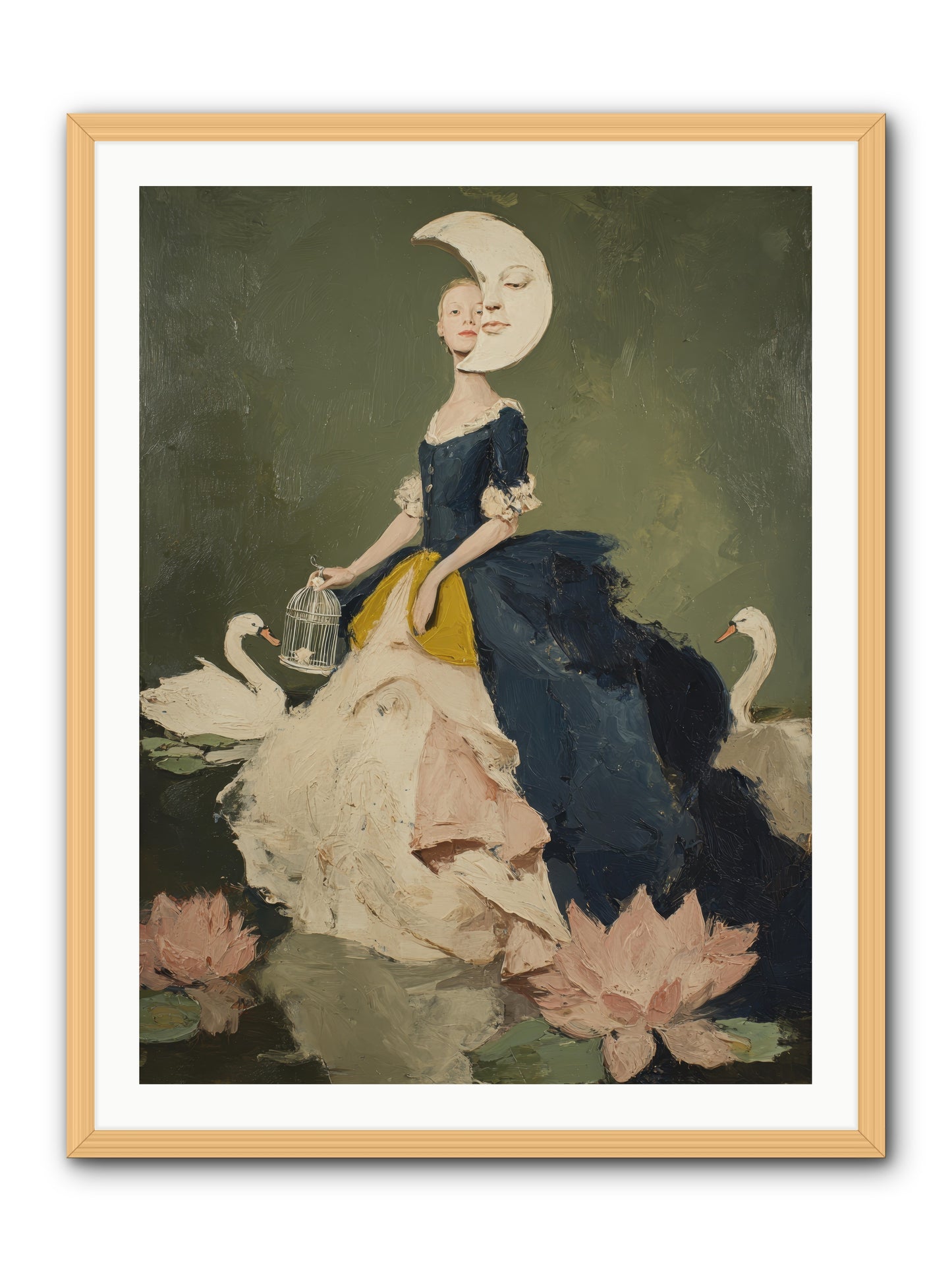 The Wardrobe of Small Triumphs -- Framed Print - Natural 30x40