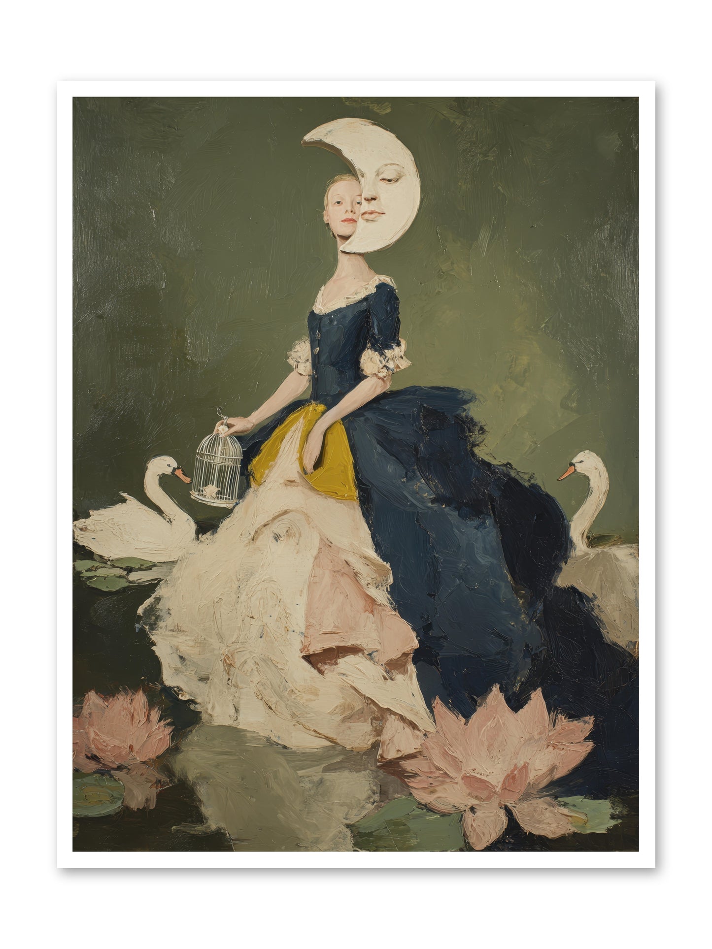The Wardrobe of Small Triumphs -- Loose Canvas Print 36x48