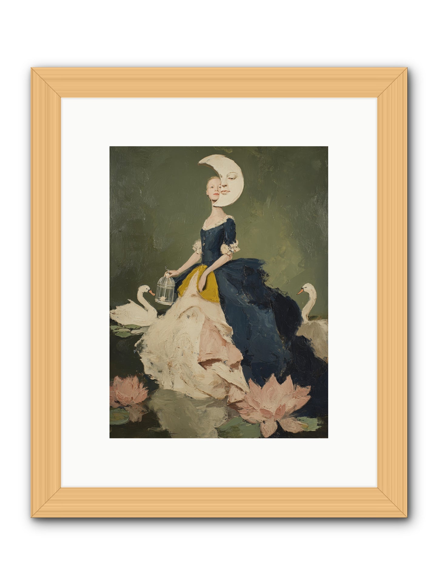 The Wardrobe of Small Triumphs -- Framed Print - Natural 9x12