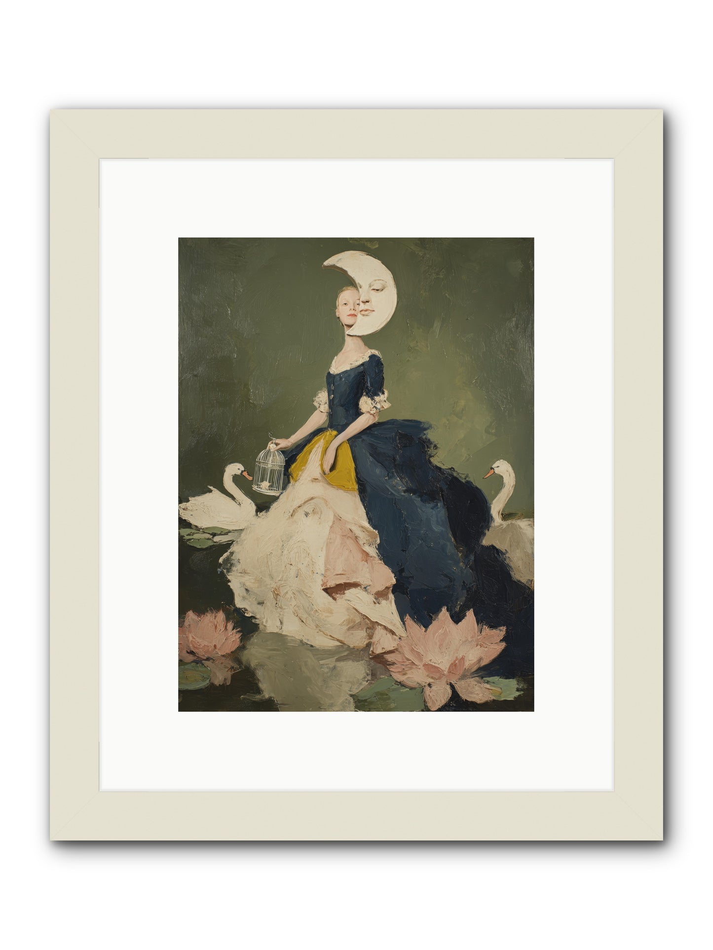 The Wardrobe of Small Triumphs -- Framed Print - White 9x12