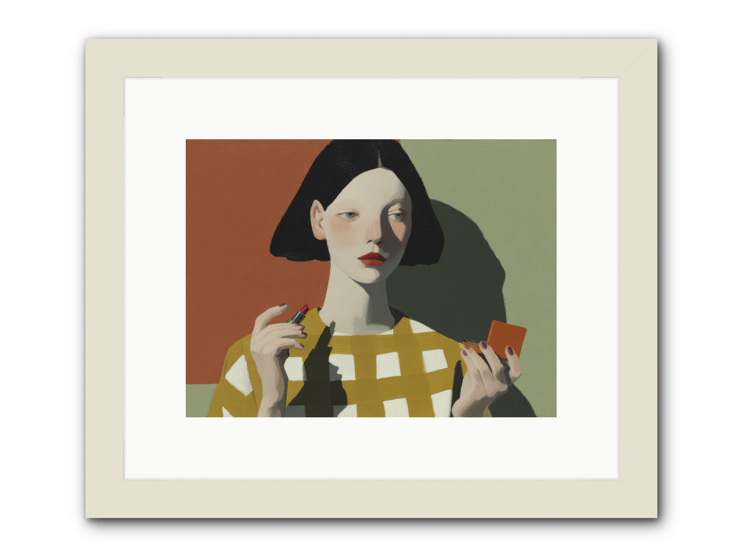 The Warmth of Absence -- Framed Print - White 12x9