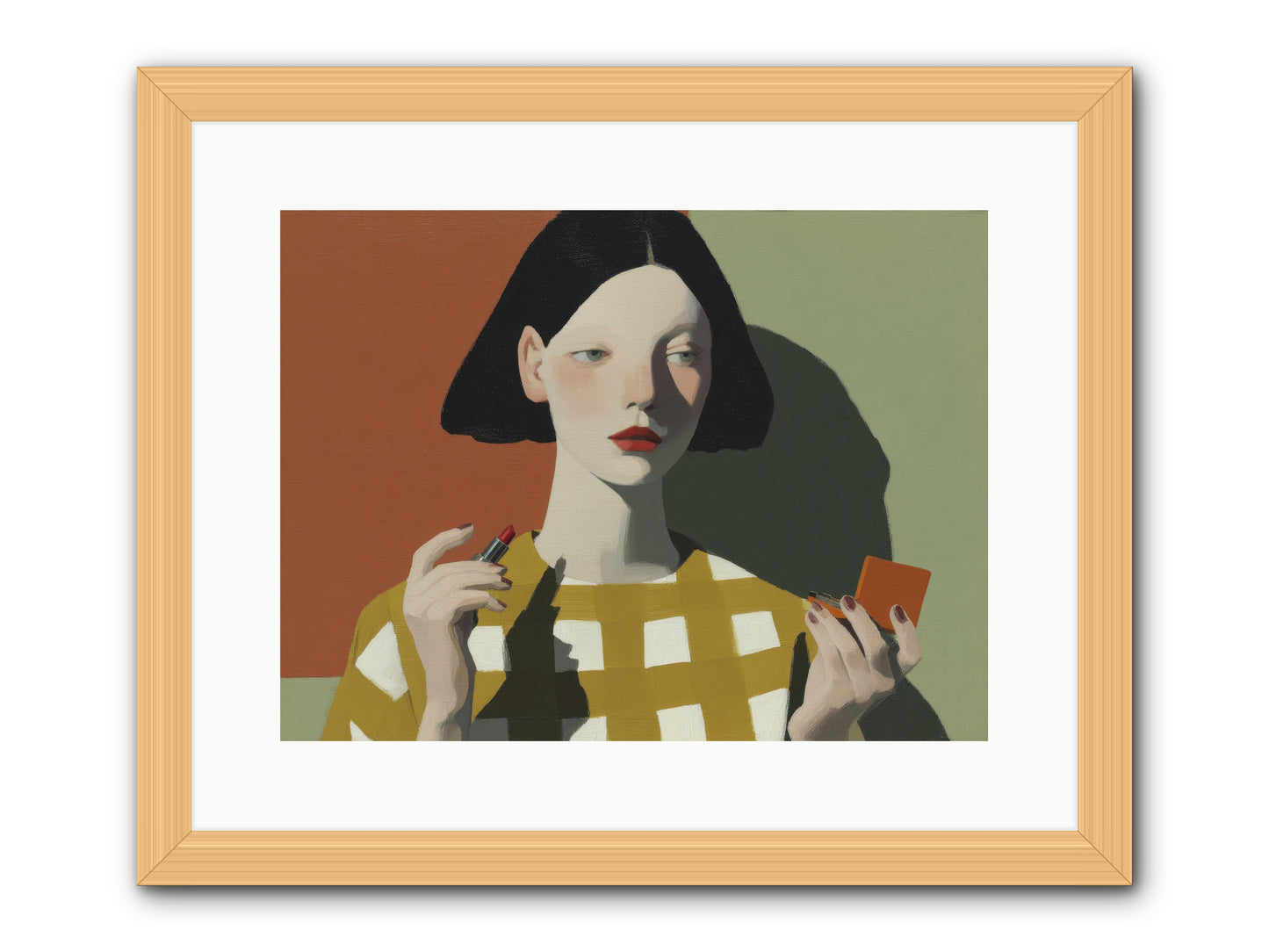 The Warmth of Absence -- Framed Print - Natural 16x12