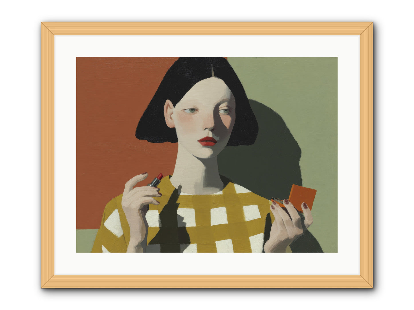 The Warmth of Absence -- Framed Print - Natural 24x18