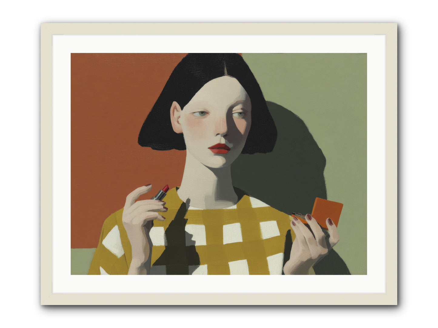 The Warmth of Absence -- Framed Print - White 32x24