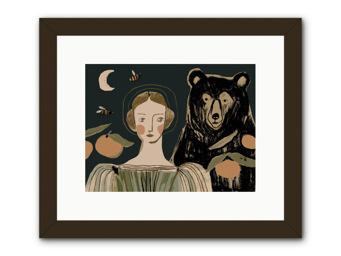 The Warmth of Memory -- Framed Print - Black 12x9