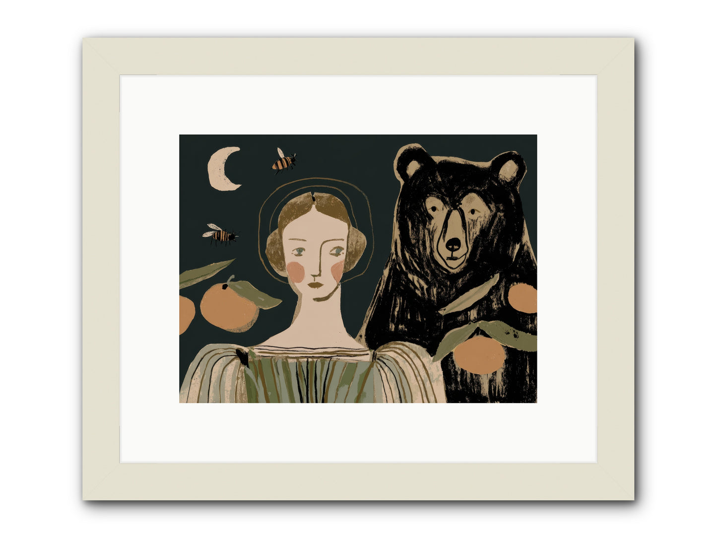 The Warmth of Memory -- Framed Print - White 12x9