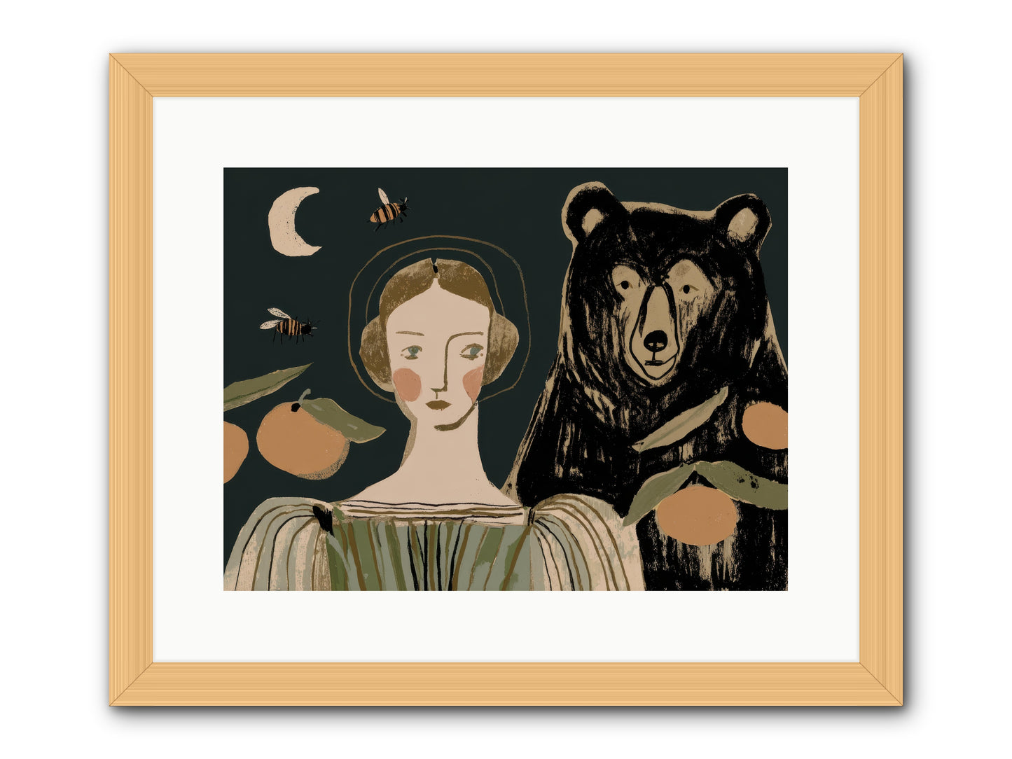 The Warmth of Memory -- Framed Print - Natural 16x12