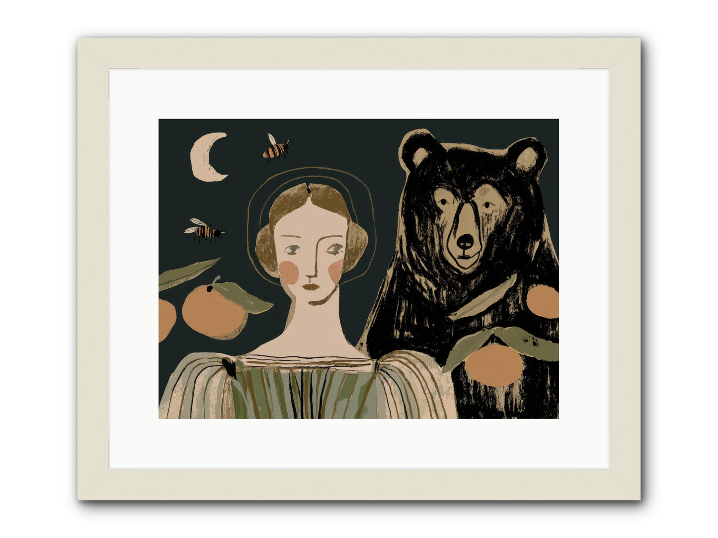 The Warmth of Memory -- Framed Print - White 16x12