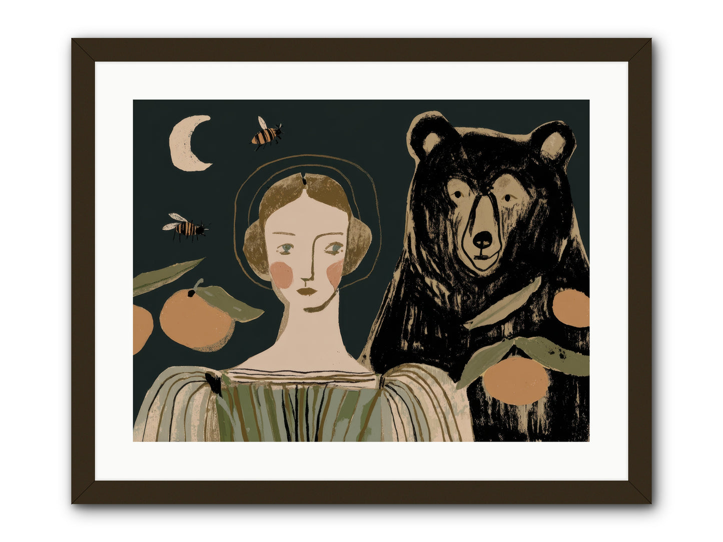 The Warmth of Memory -- Framed Print - Black 24x18