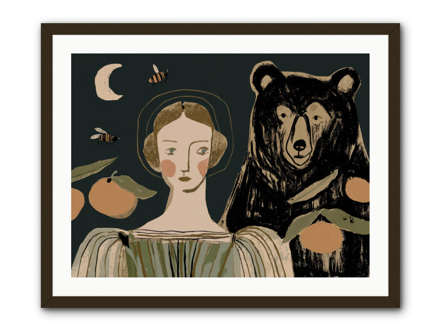 The Warmth of Memory -- Framed Print - Black 32x24