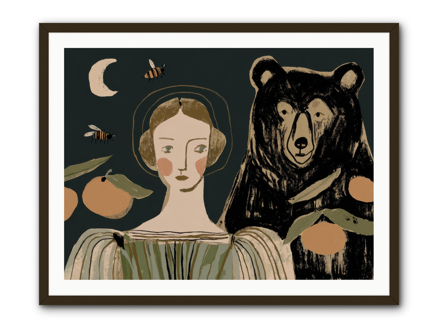 The Warmth of Memory -- Framed Print - Black 40x30