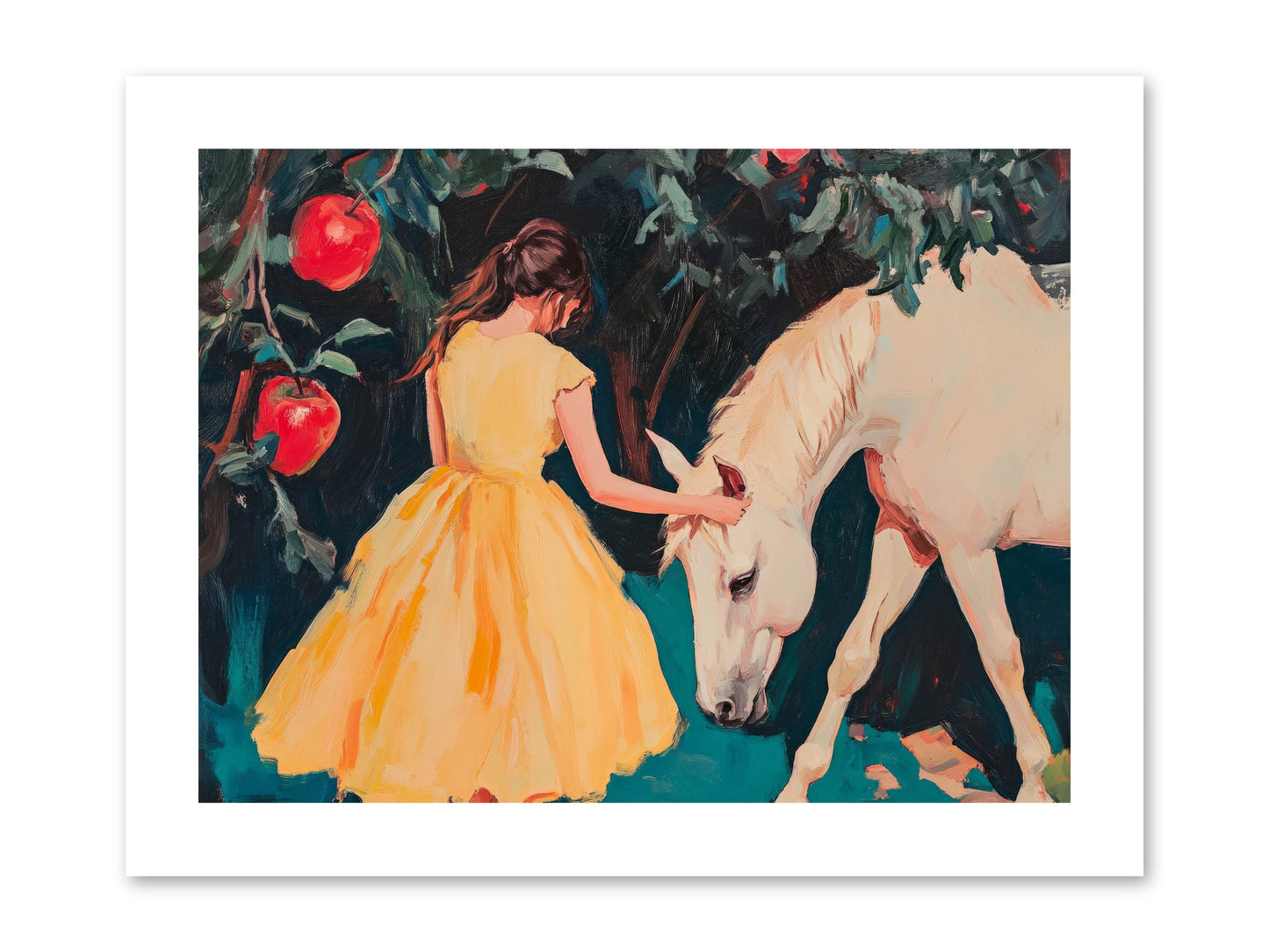 The Way Fruit Falls No.2 Rez2 -- Loose Canvas Print 12x9