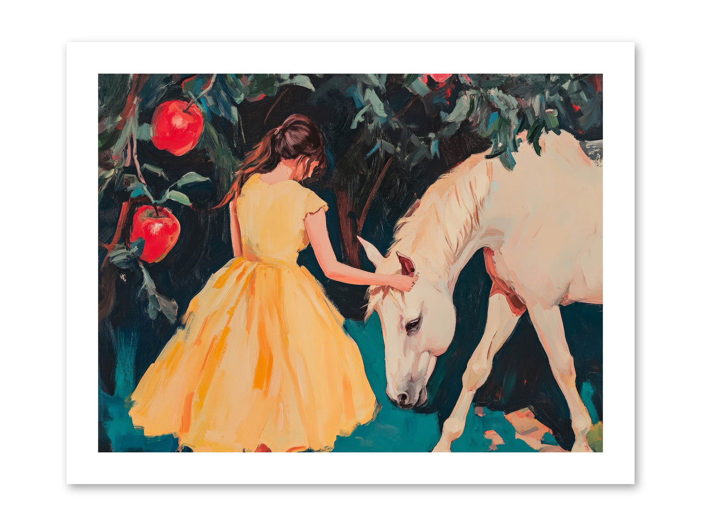 The Way Fruit Falls No.2 Rez2 -- Loose Canvas Print 16x12