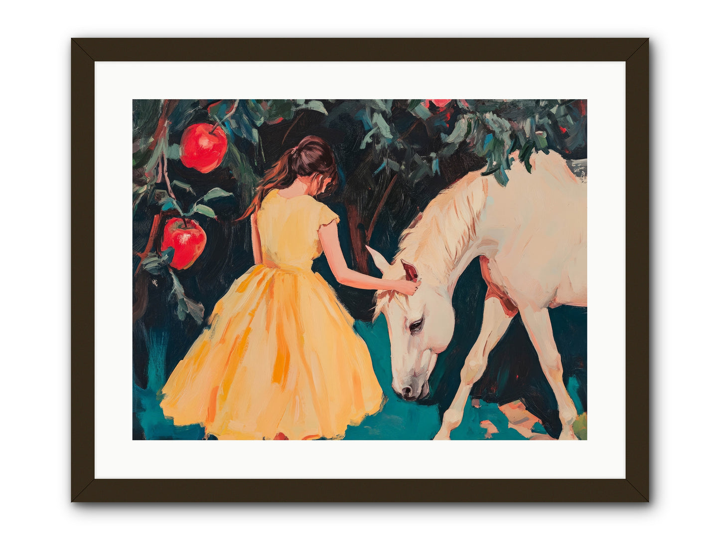 The Way Fruit Falls No.2 Rez2 -- Framed Print - Black 24x18