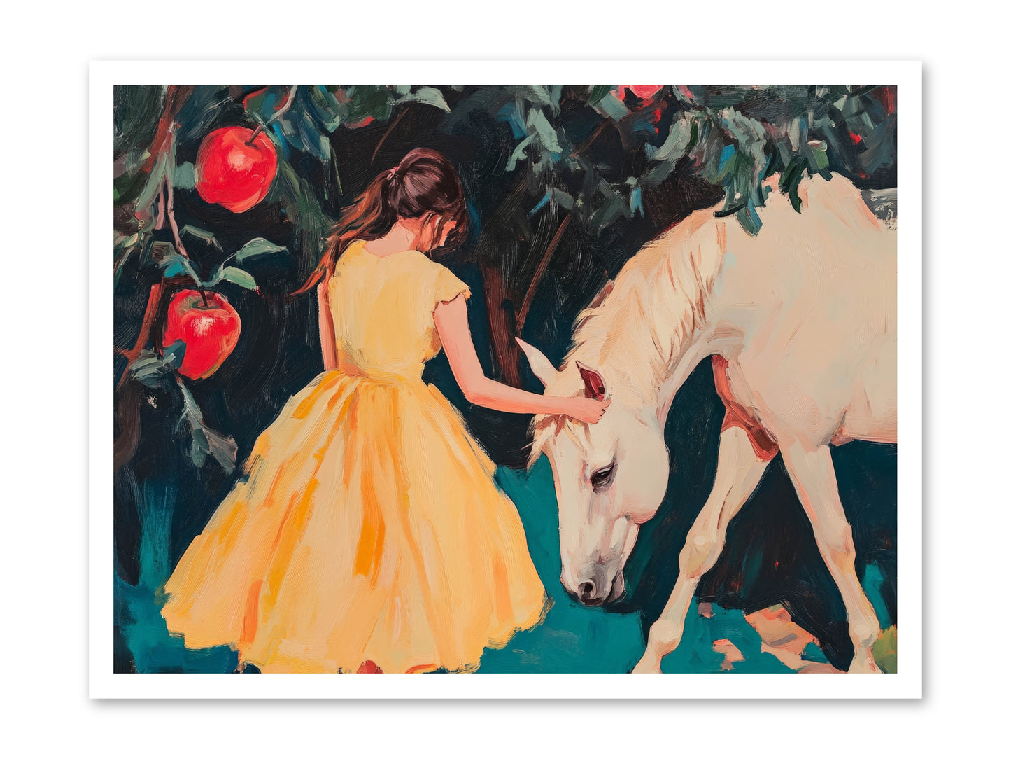 The Way Fruit Falls No.2 Rez2 -- Loose Canvas Print 32x24
