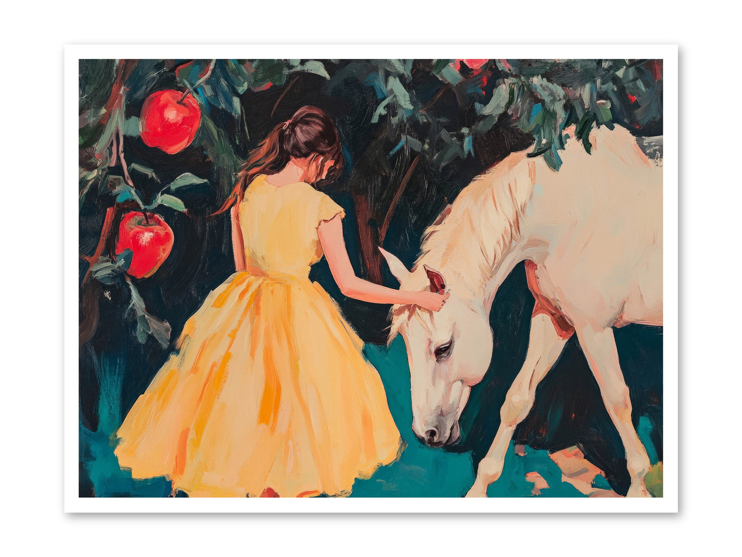 The Way Fruit Falls No.2 Rez2 -- Loose Canvas Print 40x30