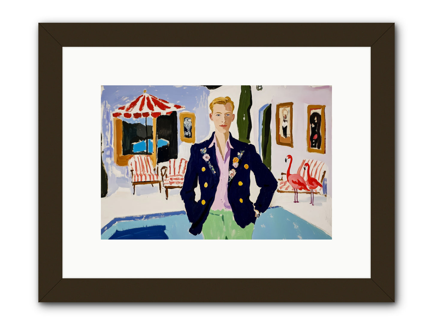 The Weekend Book -- Framed Print - Black 12x8
