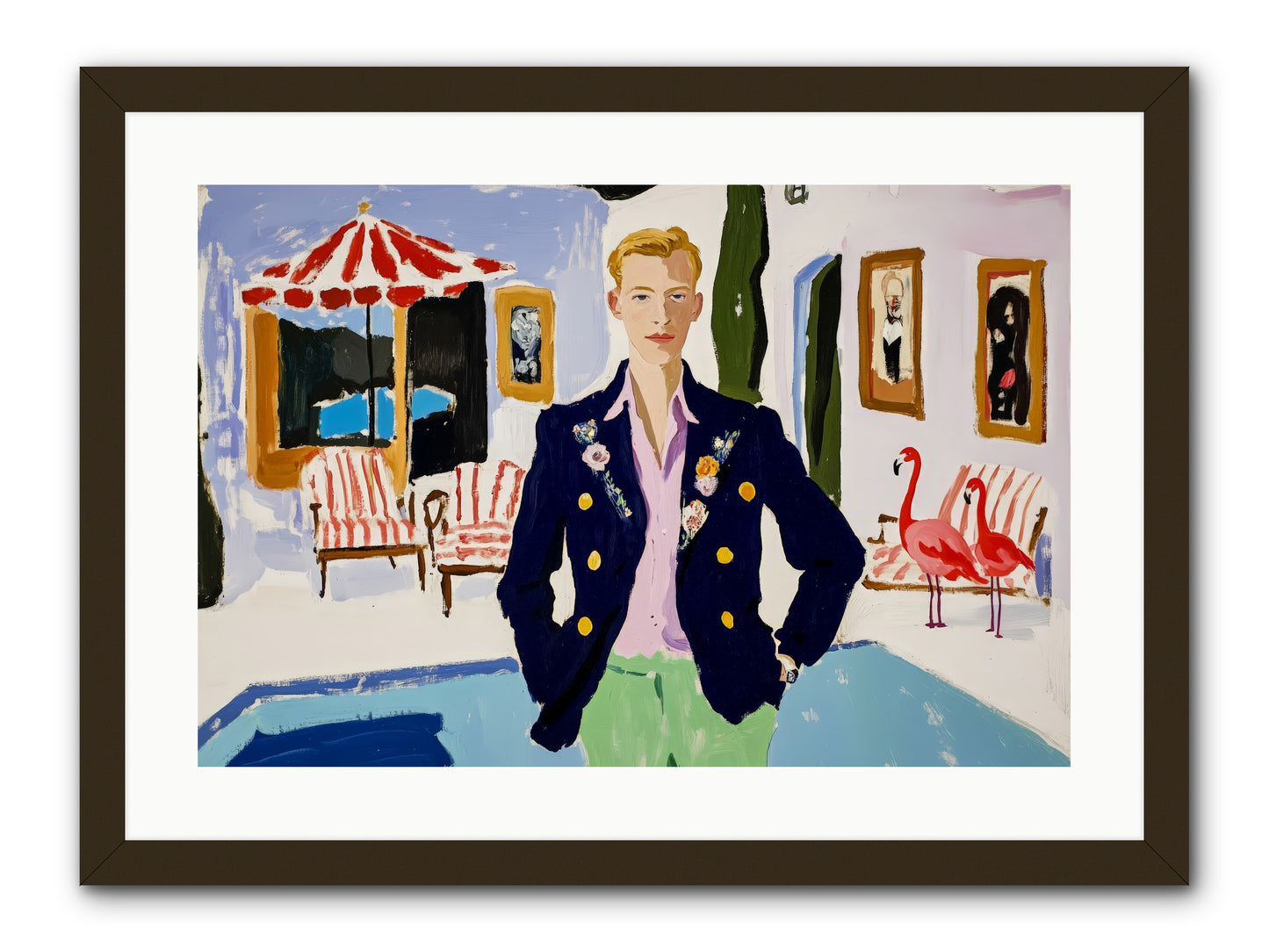 The Weekend Book -- Framed Print - Black 24x16