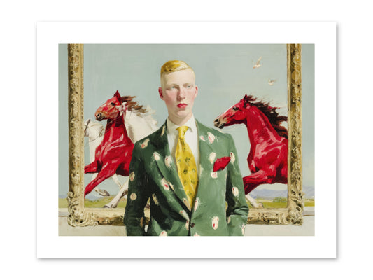 The Well-Dressed Riddle -- Paper Print 12x9