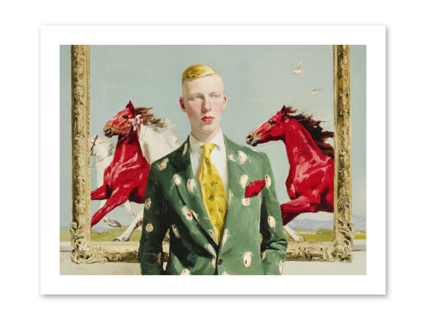 The Well-Dressed Riddle -- Paper Print 16x12
