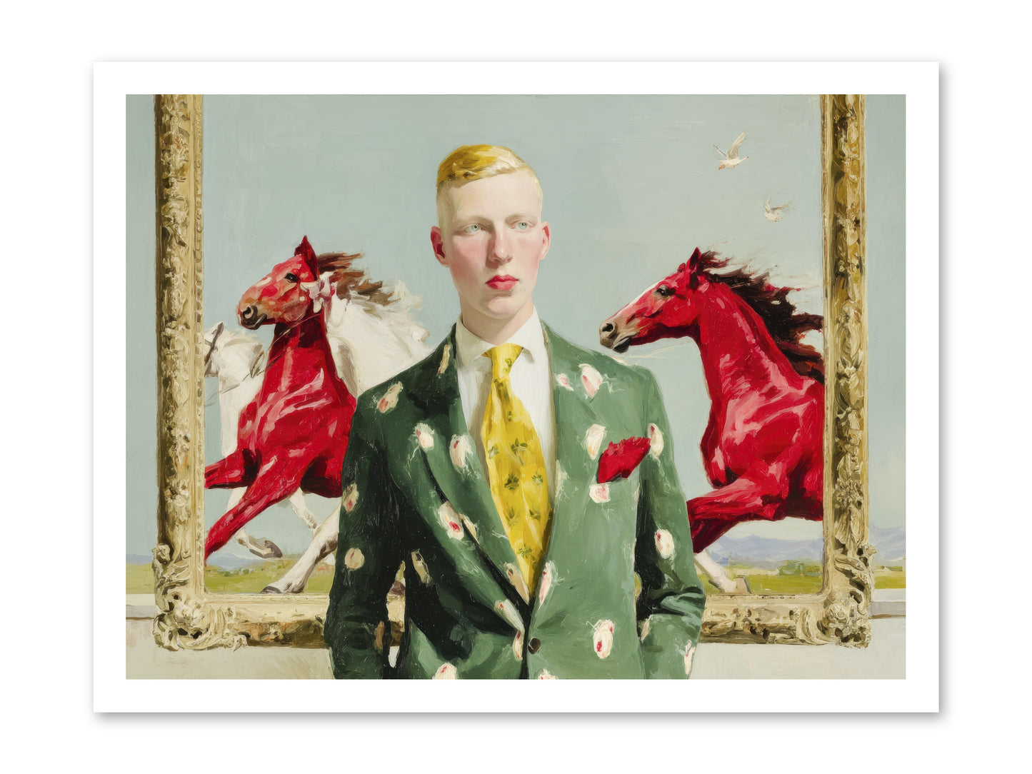 The Well-Dressed Riddle -- Paper Print 24x18