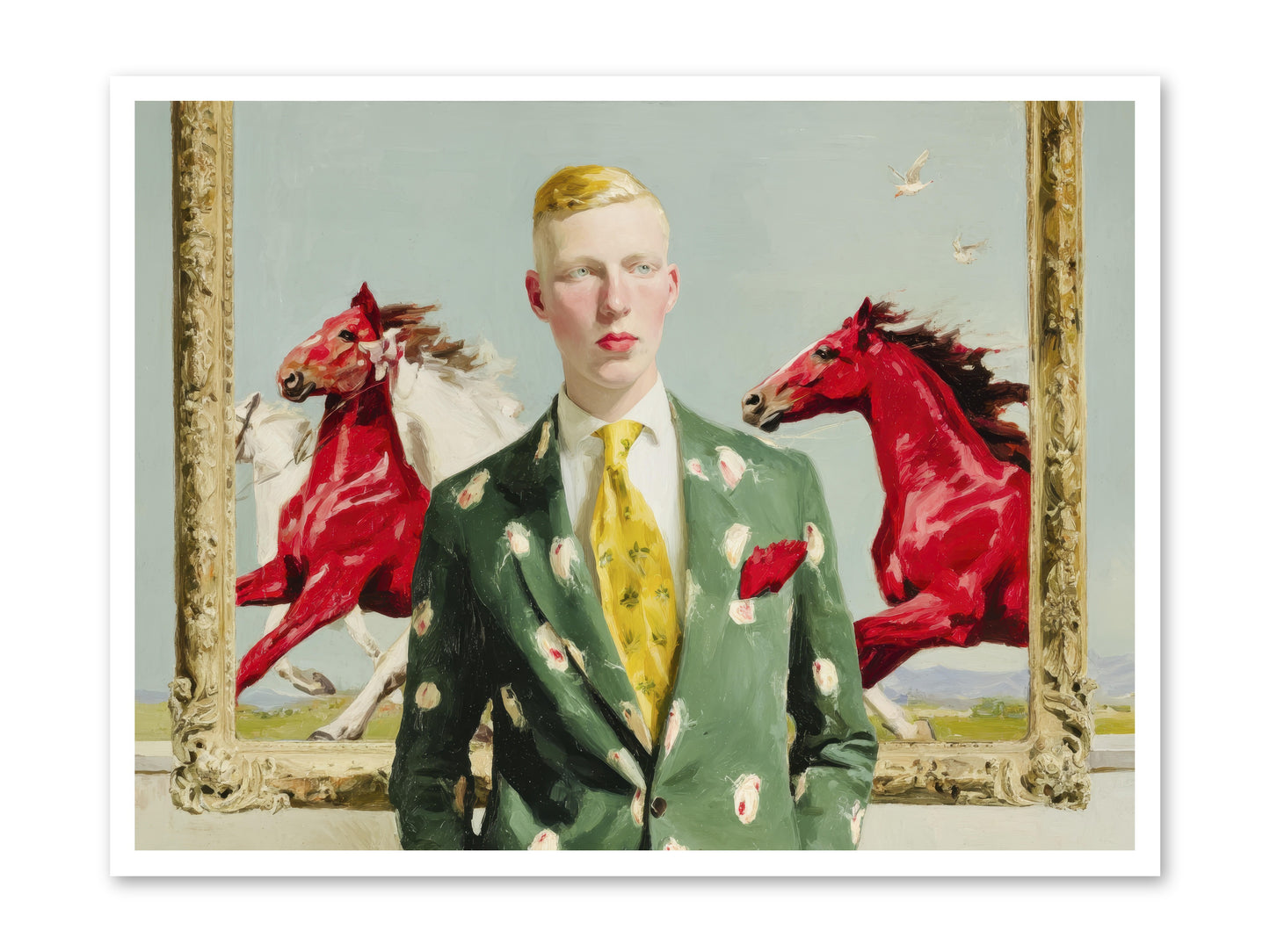 The Well-Dressed Riddle -- Paper Print 40x30