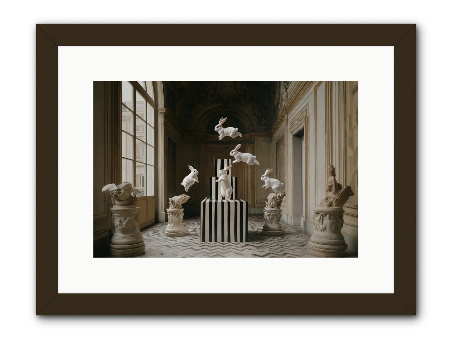 The Whimsical Hour -- Framed Print - Black 15x10