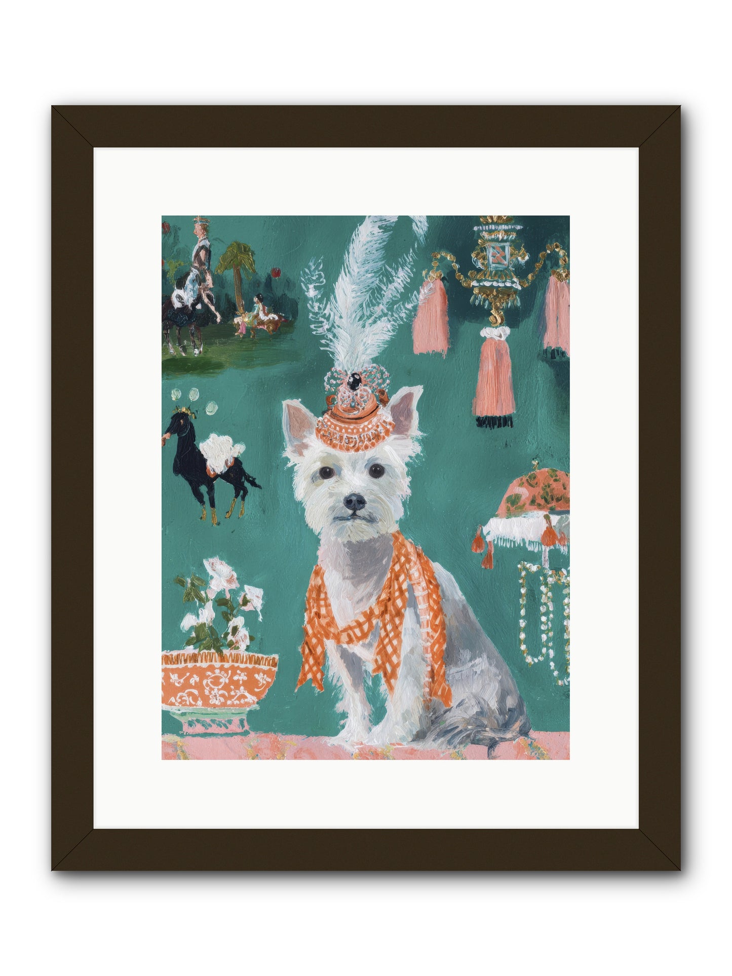 The Whisper of Gladness -- Framed Print - Black 12x16