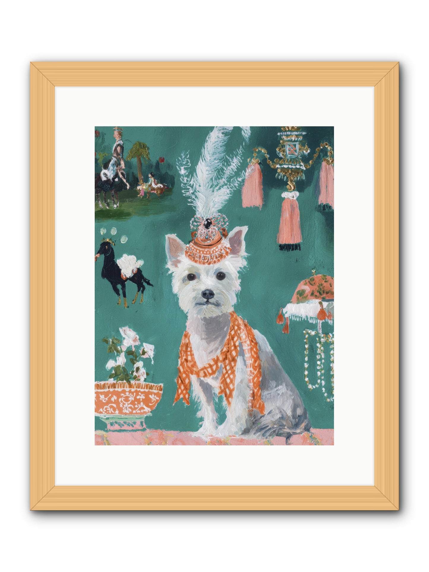 The Whisper of Gladness -- Framed Print - Natural 12x16