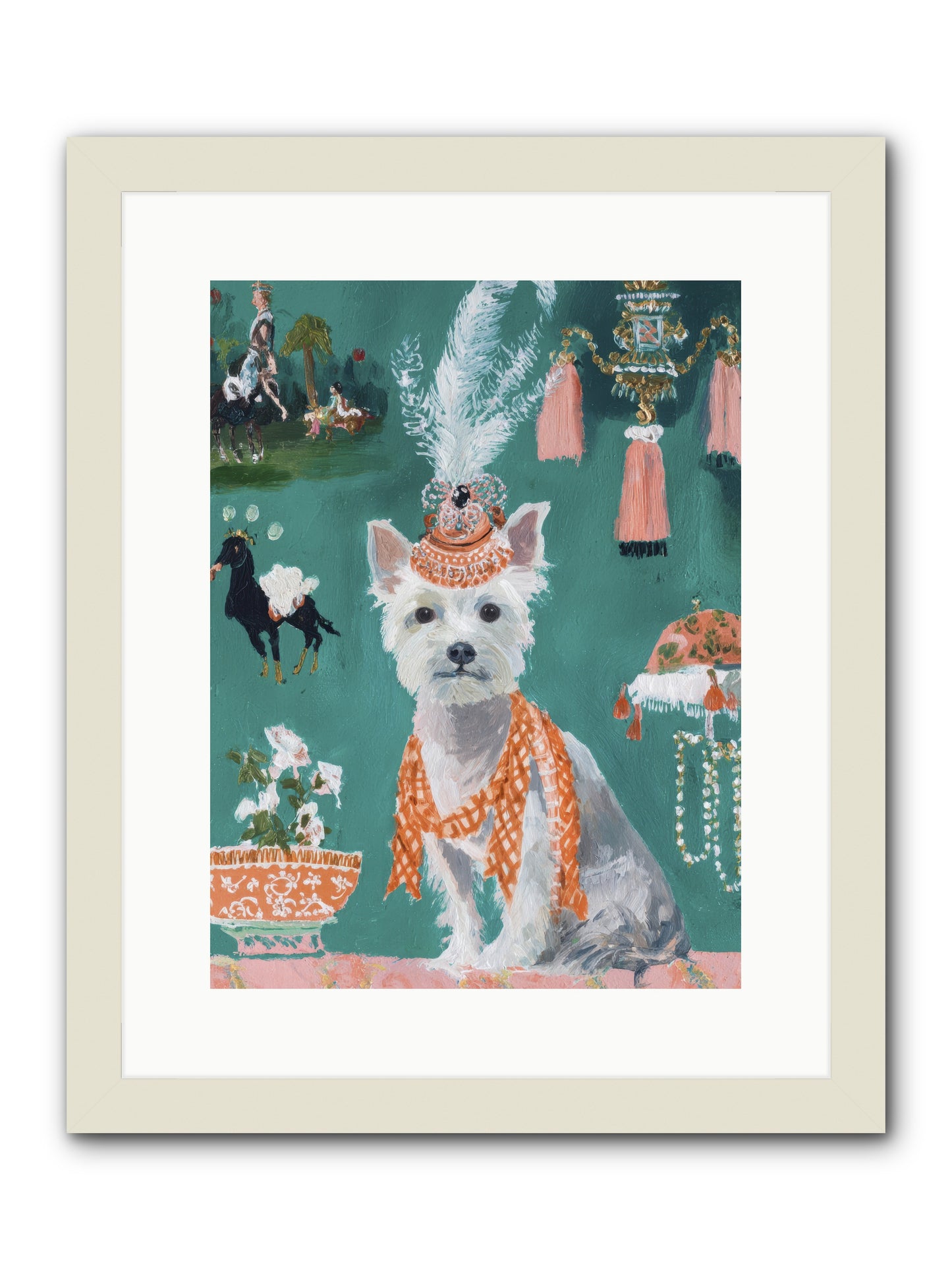 The Whisper of Gladness -- Framed Print - White 12x16