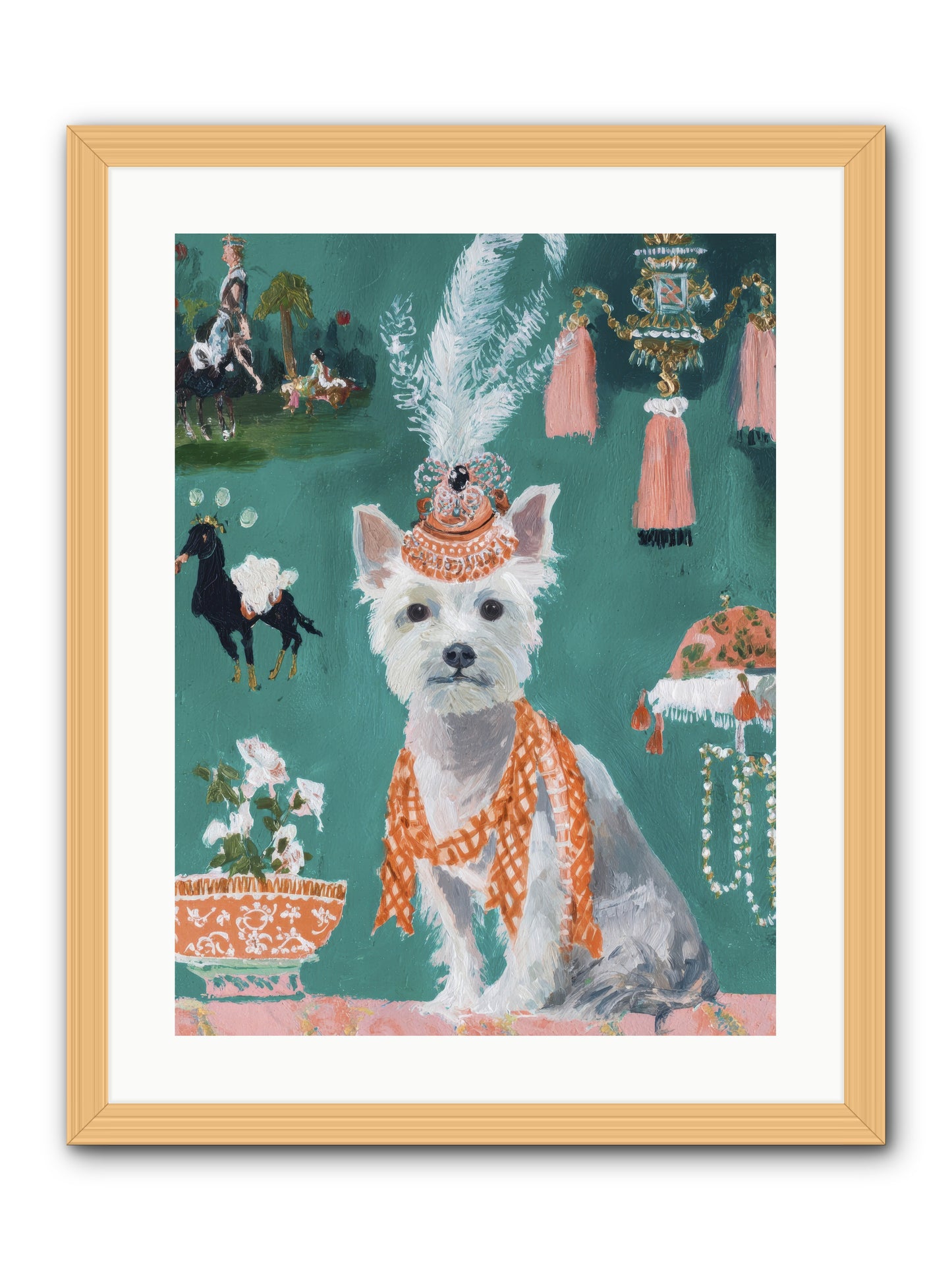 The Whisper of Gladness -- Framed Print - Natural 18x24