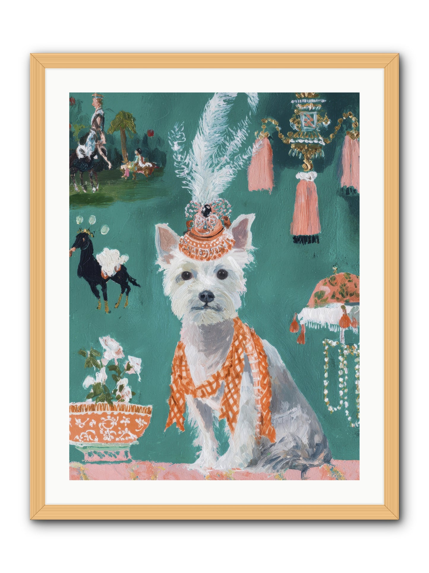 The Whisper of Gladness -- Framed Print - Natural 24x32