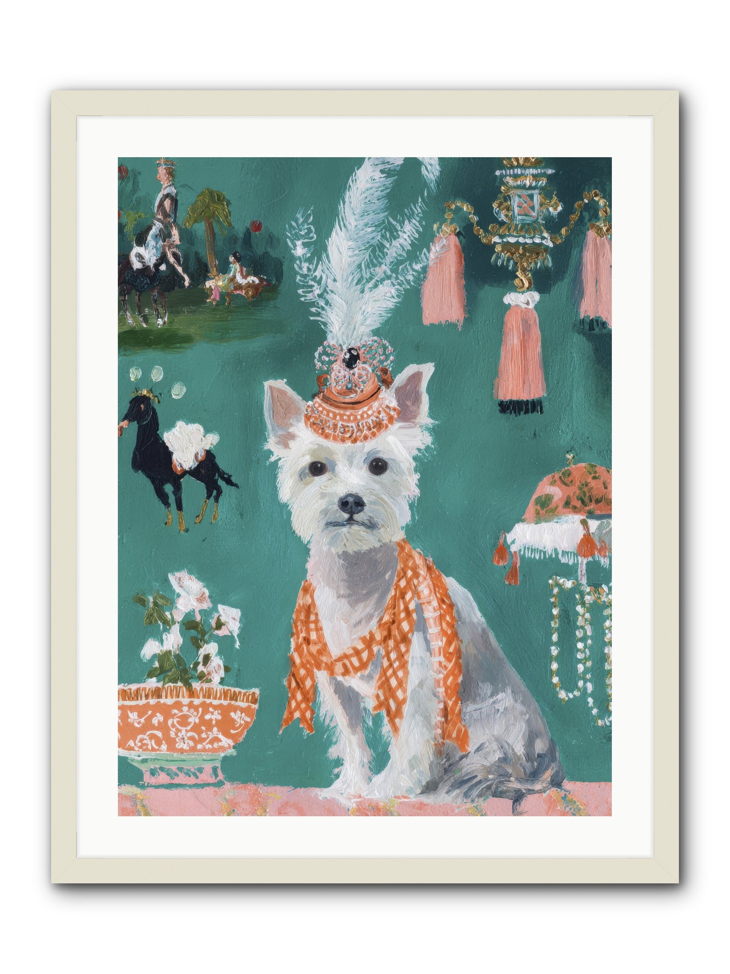 The Whisper of Gladness -- Framed Print - White 24x32
