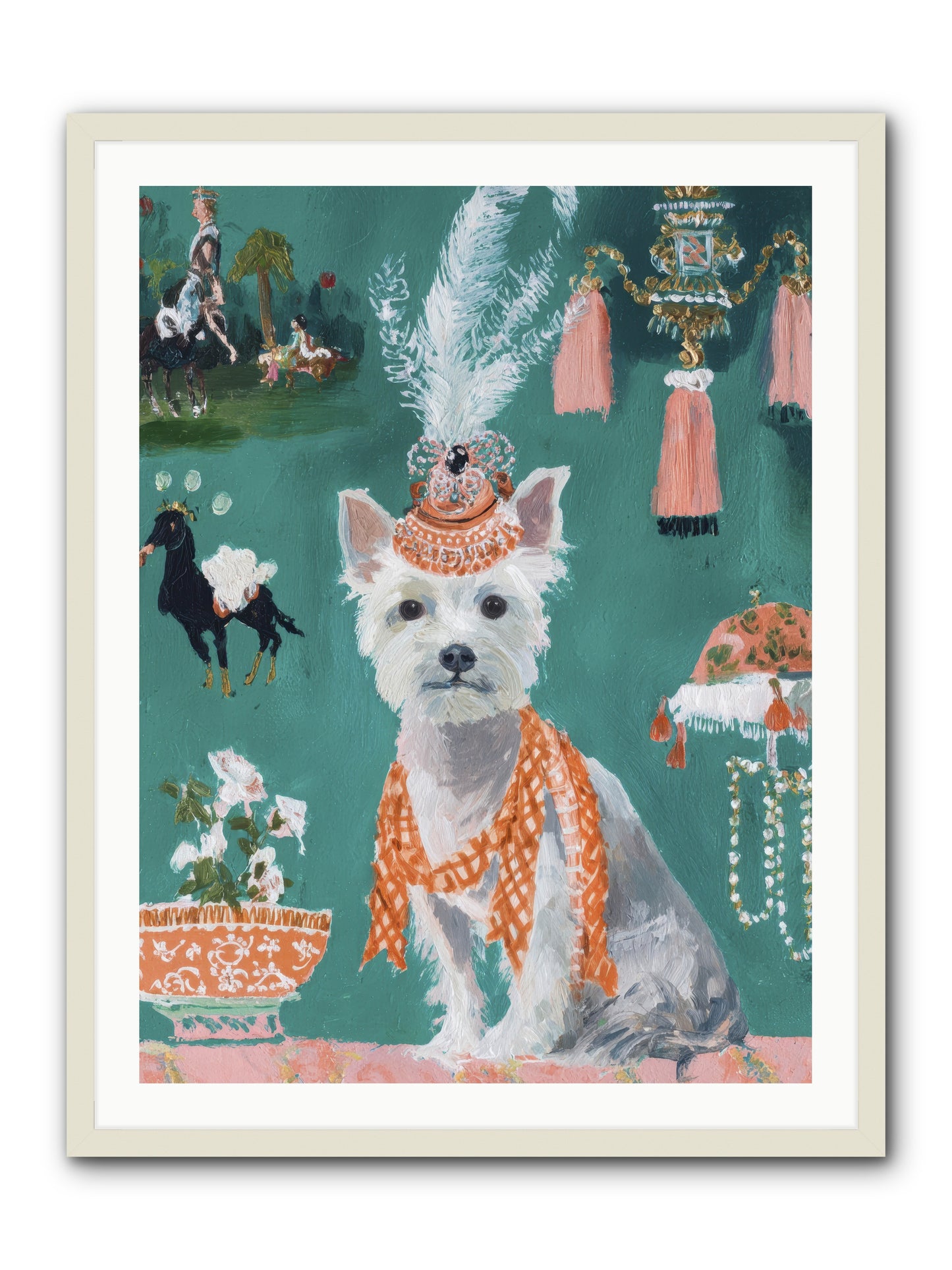 The Whisper of Gladness -- Framed Print - White 30x40