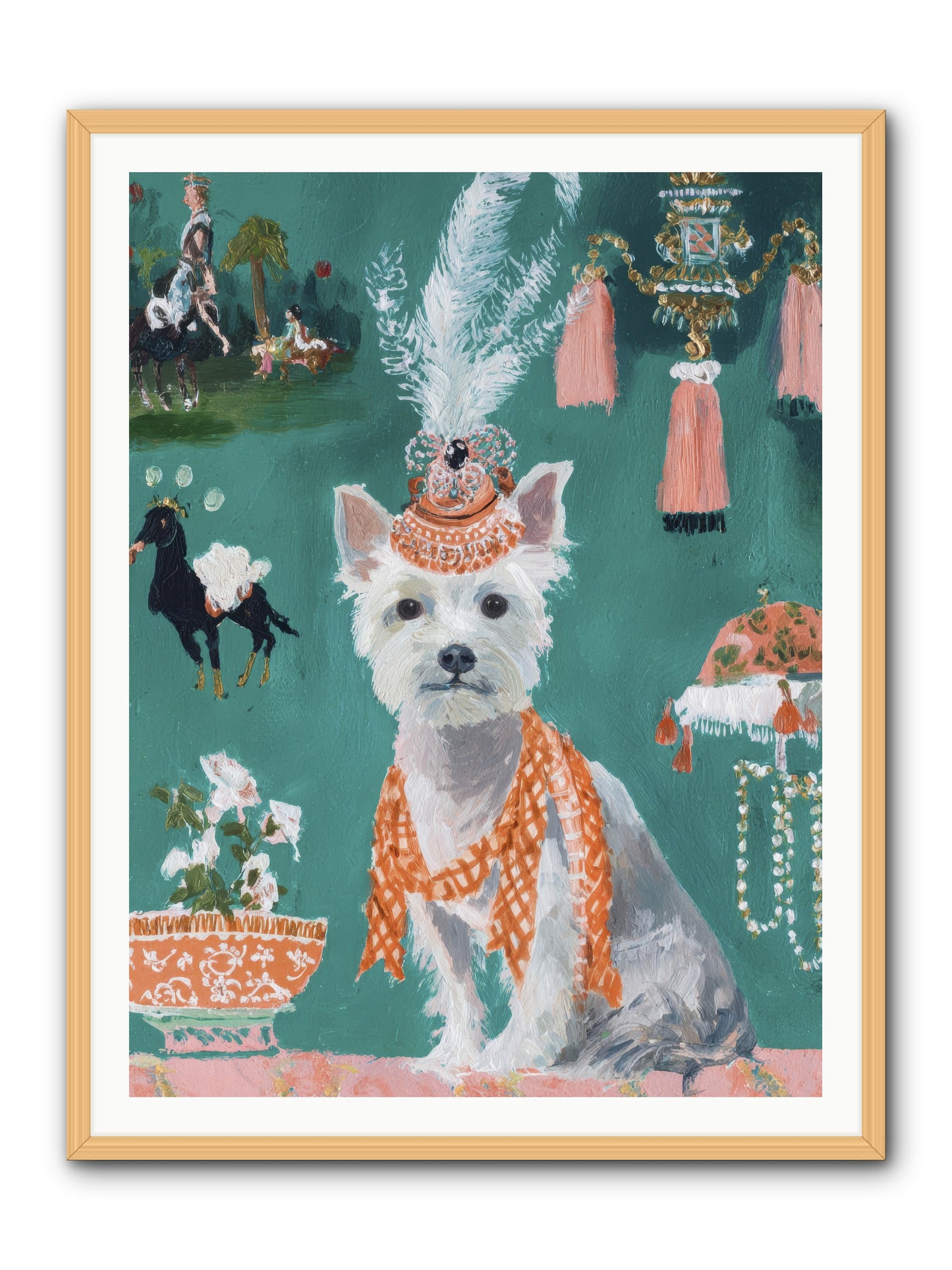The Whisper of Gladness -- Framed Print - Natural 36x48
