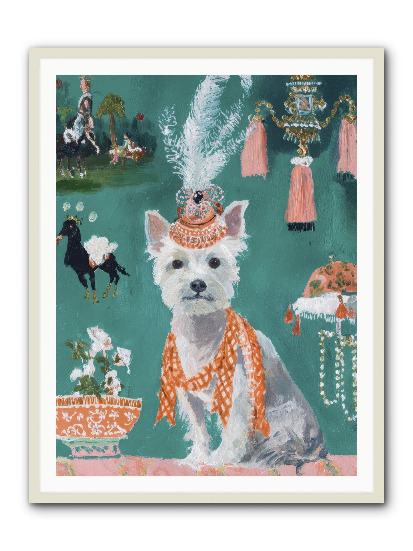 The Whisper of Gladness -- Framed Print - White 36x48