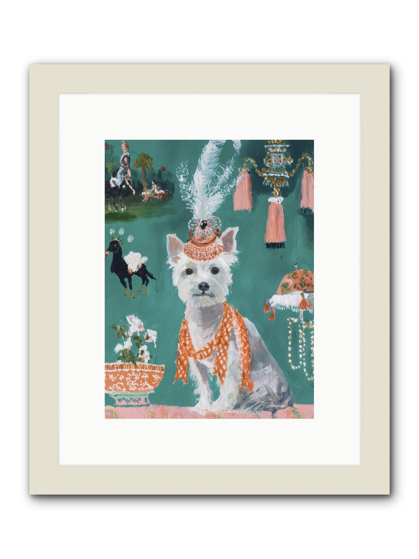 The Whisper of Gladness -- Framed Print - White 9x12