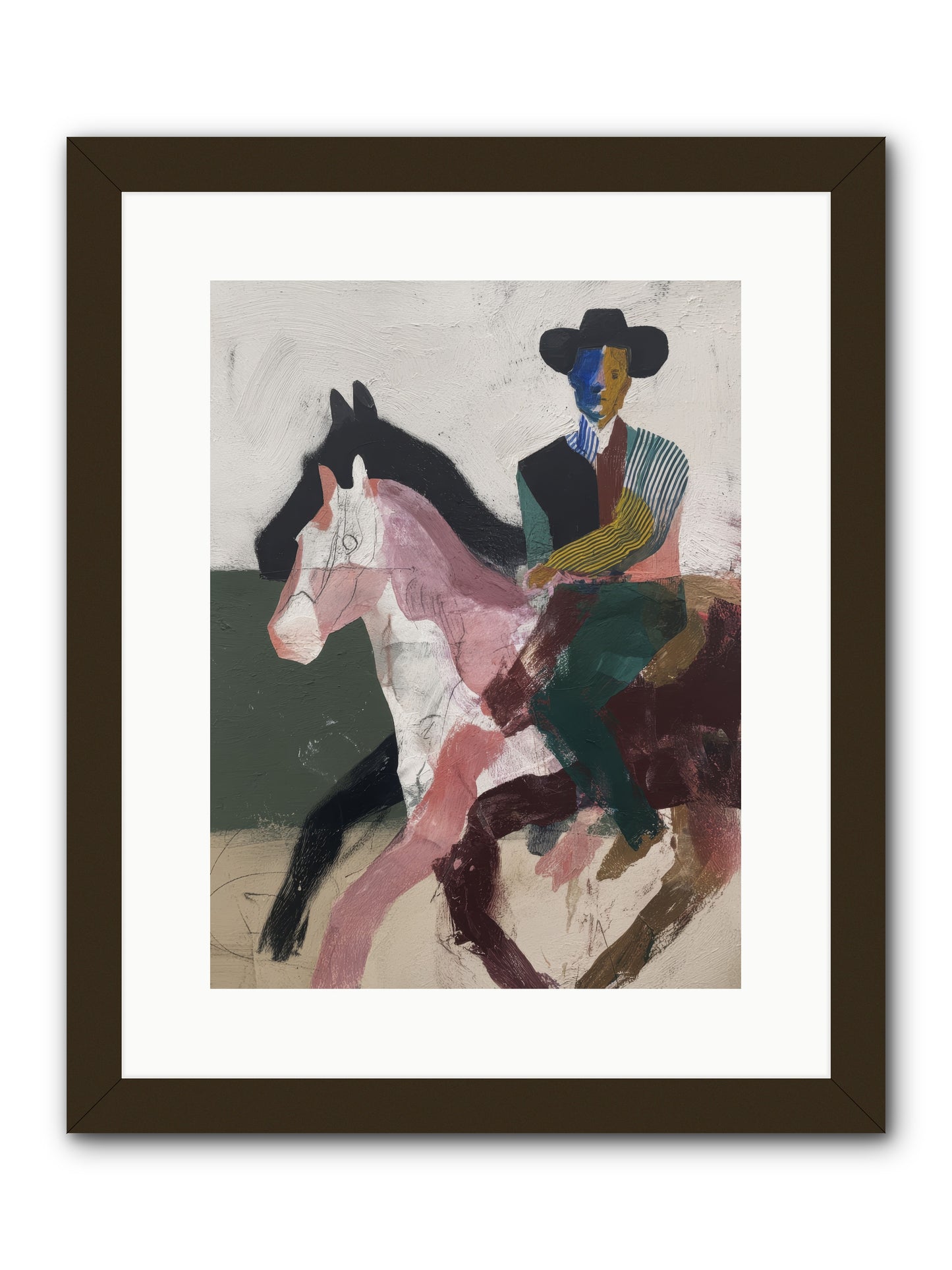 The Wind Chaser -- Framed Print - Black 12x16