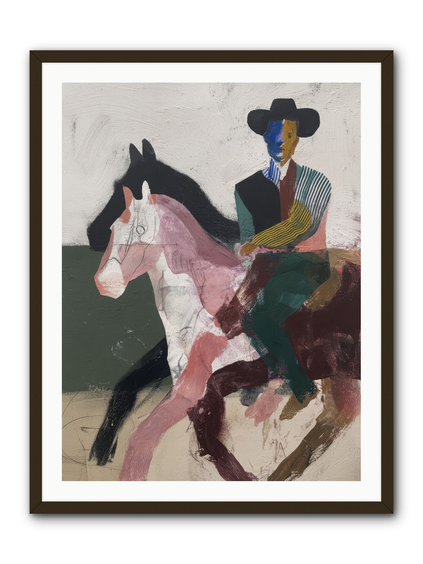 The Wind Chaser -- Framed Print - Black 30x40