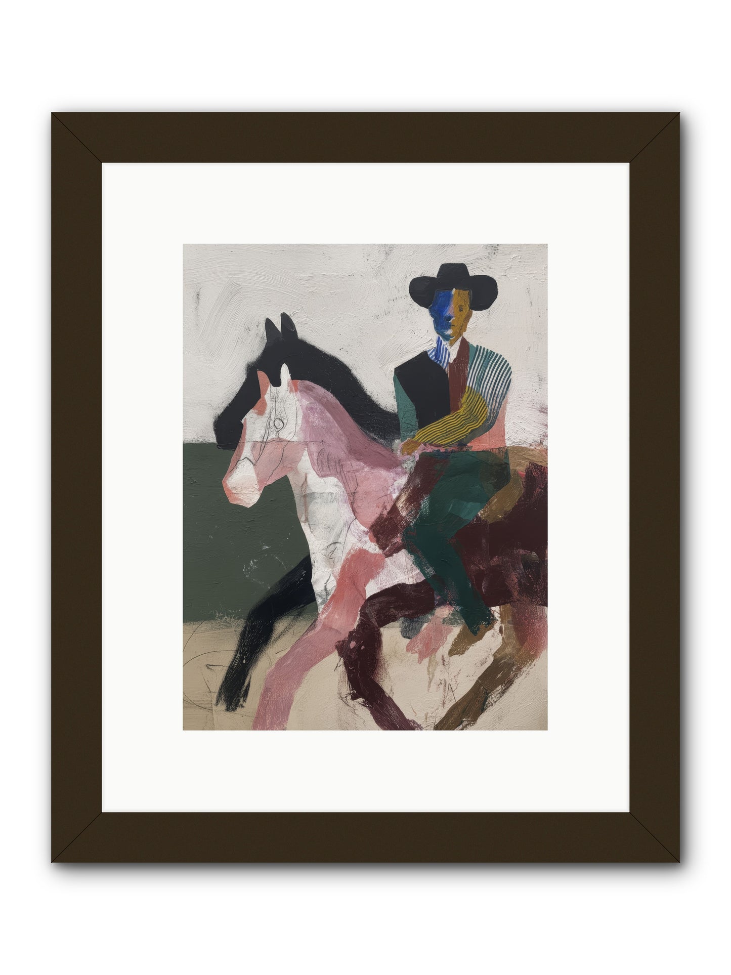 The Wind Chaser -- Framed Print - Black 9x12