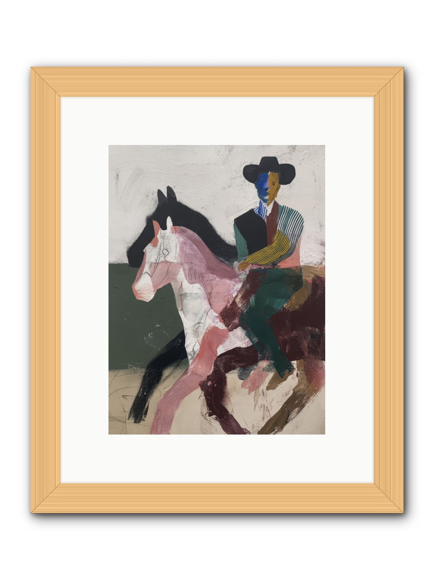 The Wind Chaser -- Framed Print - Natural 9x12
