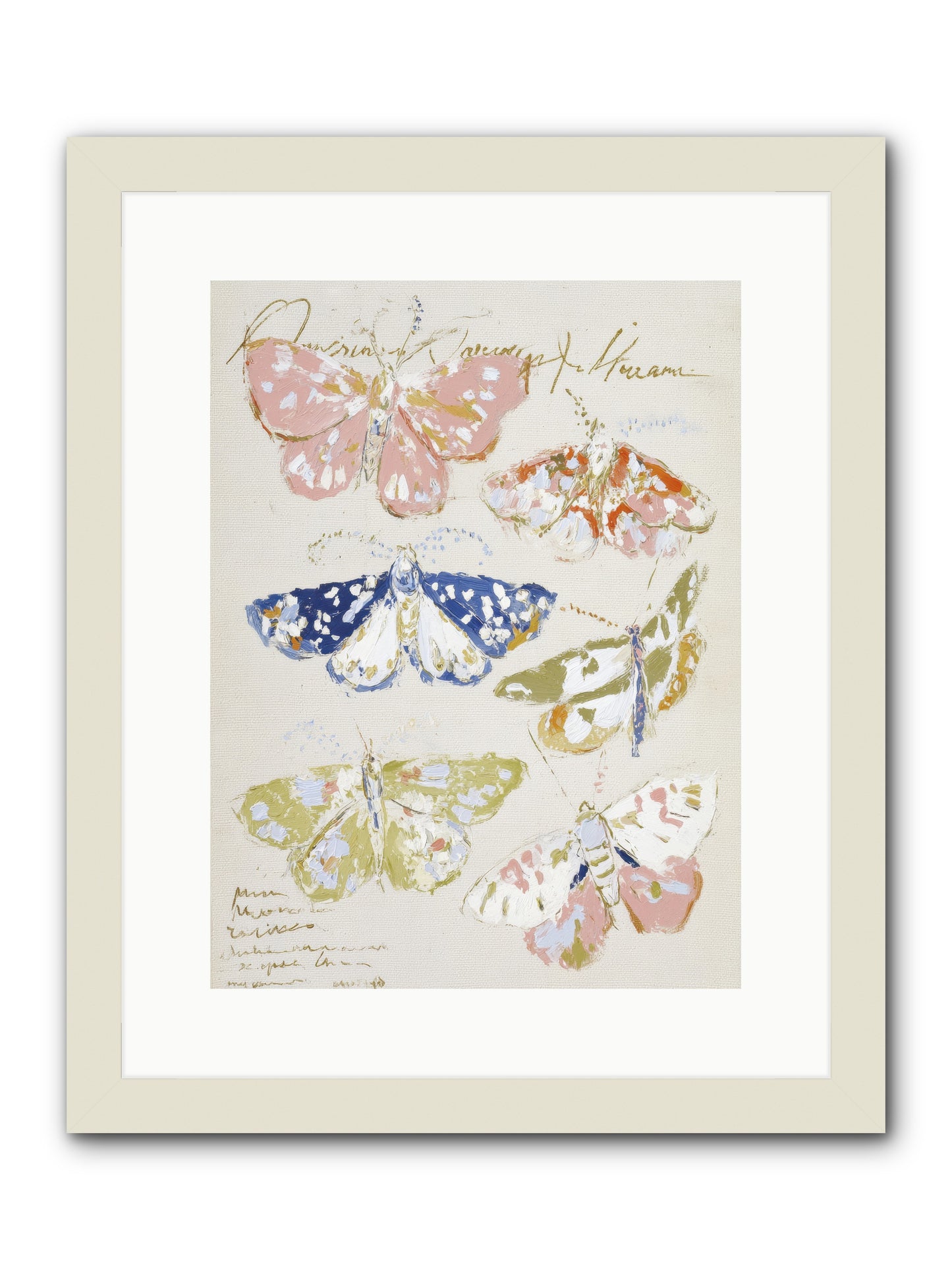 The Window at Villa Lemon -- Framed Print - White 12x16