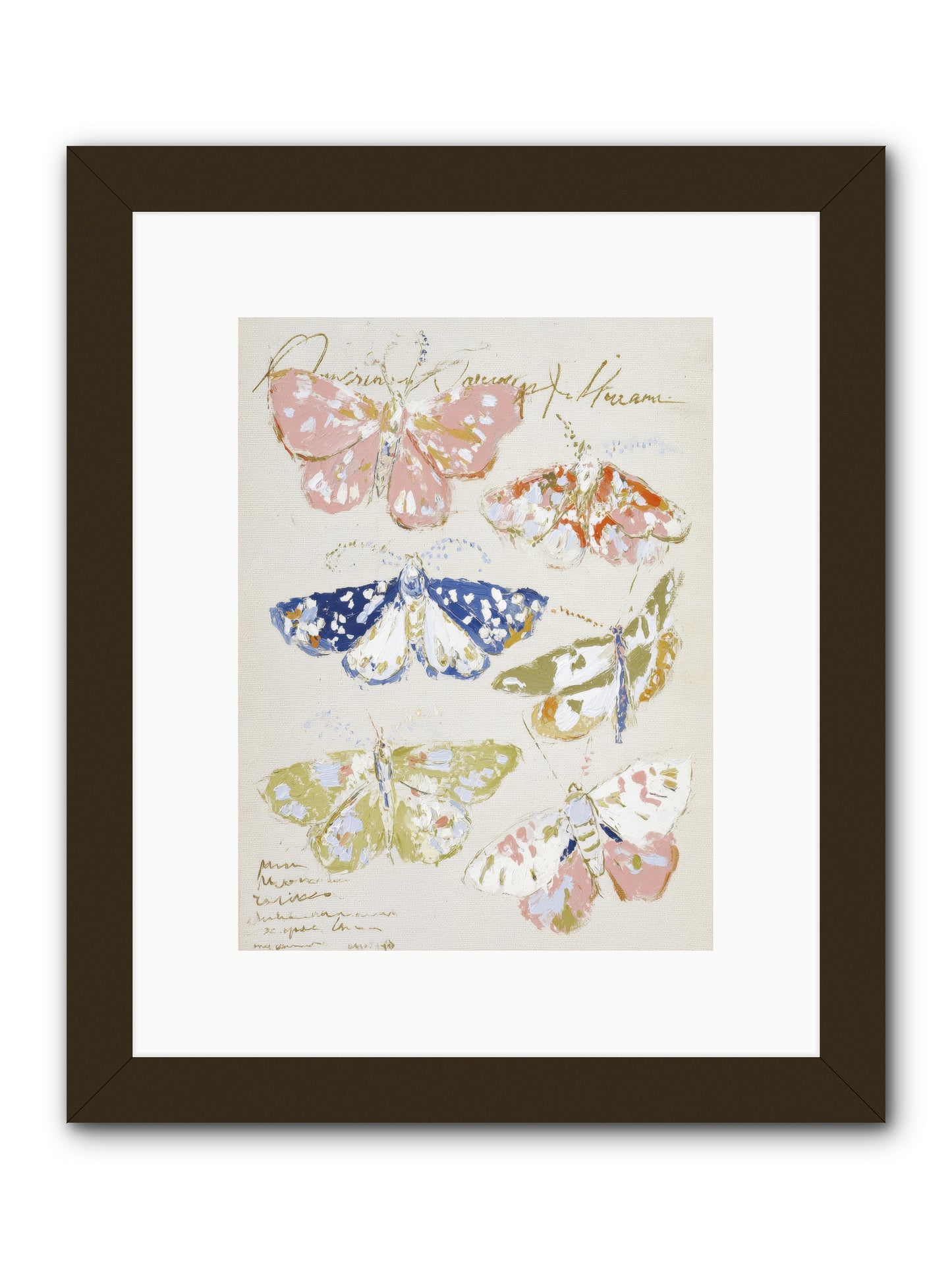 The Window at Villa Lemon -- Framed Print - Black 9x12