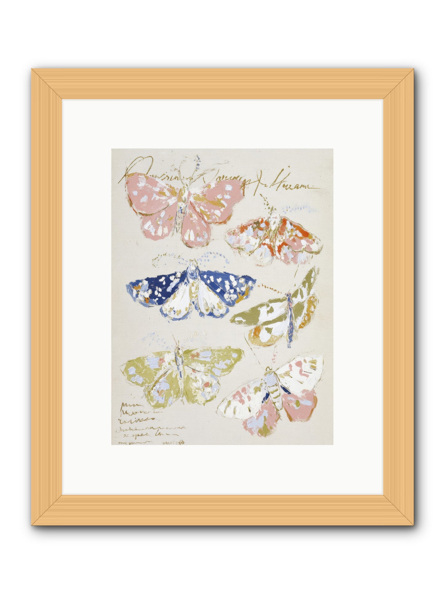 The Window at Villa Lemon -- Framed Print - Natural 9x12