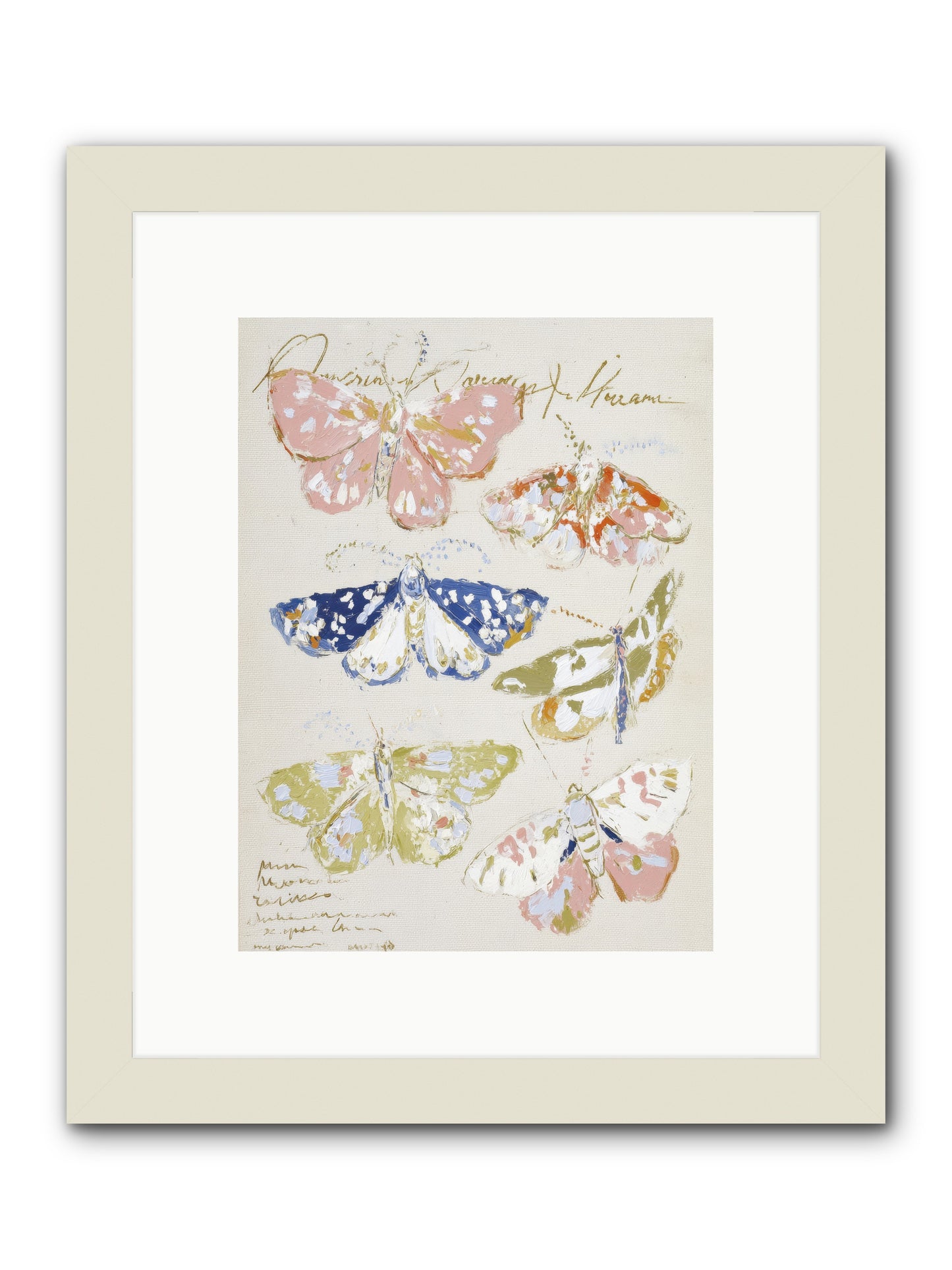 The Window at Villa Lemon -- Framed Print - White 9x12