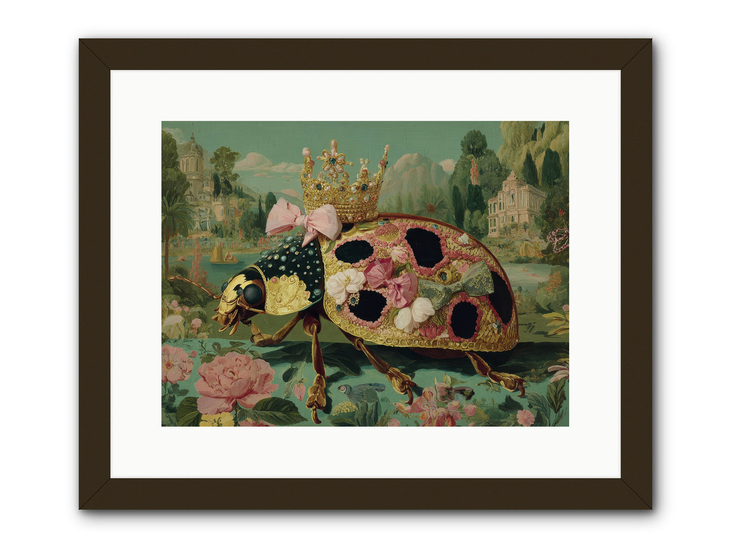The Winsome Pavilion -- Framed Print - Black 16x12