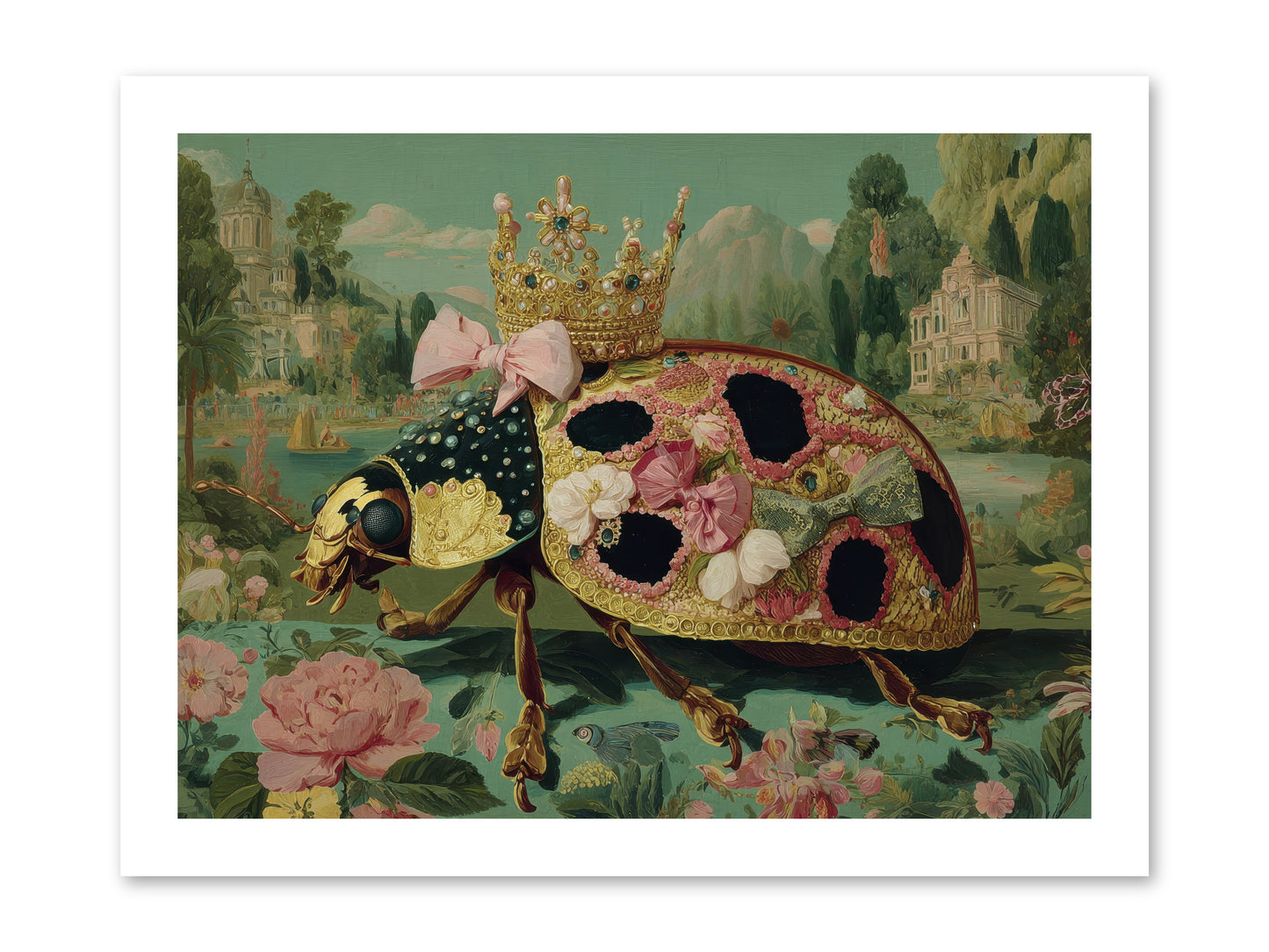 The Winsome Pavilion -- Loose Canvas Print 16x12