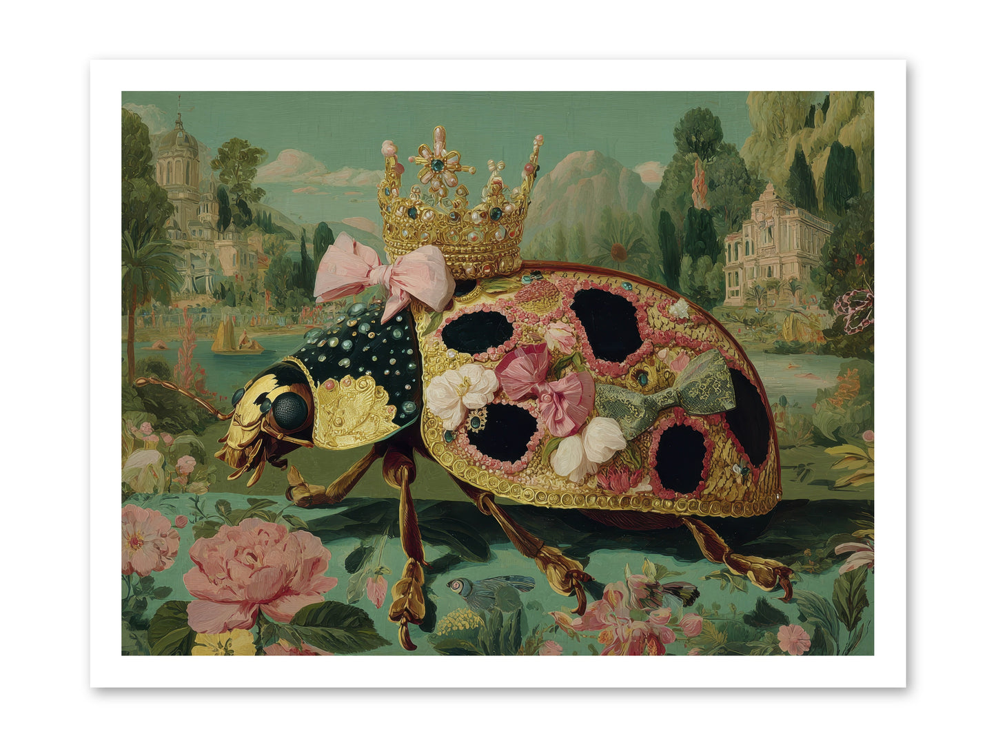 The Winsome Pavilion -- Loose Canvas Print 24x18