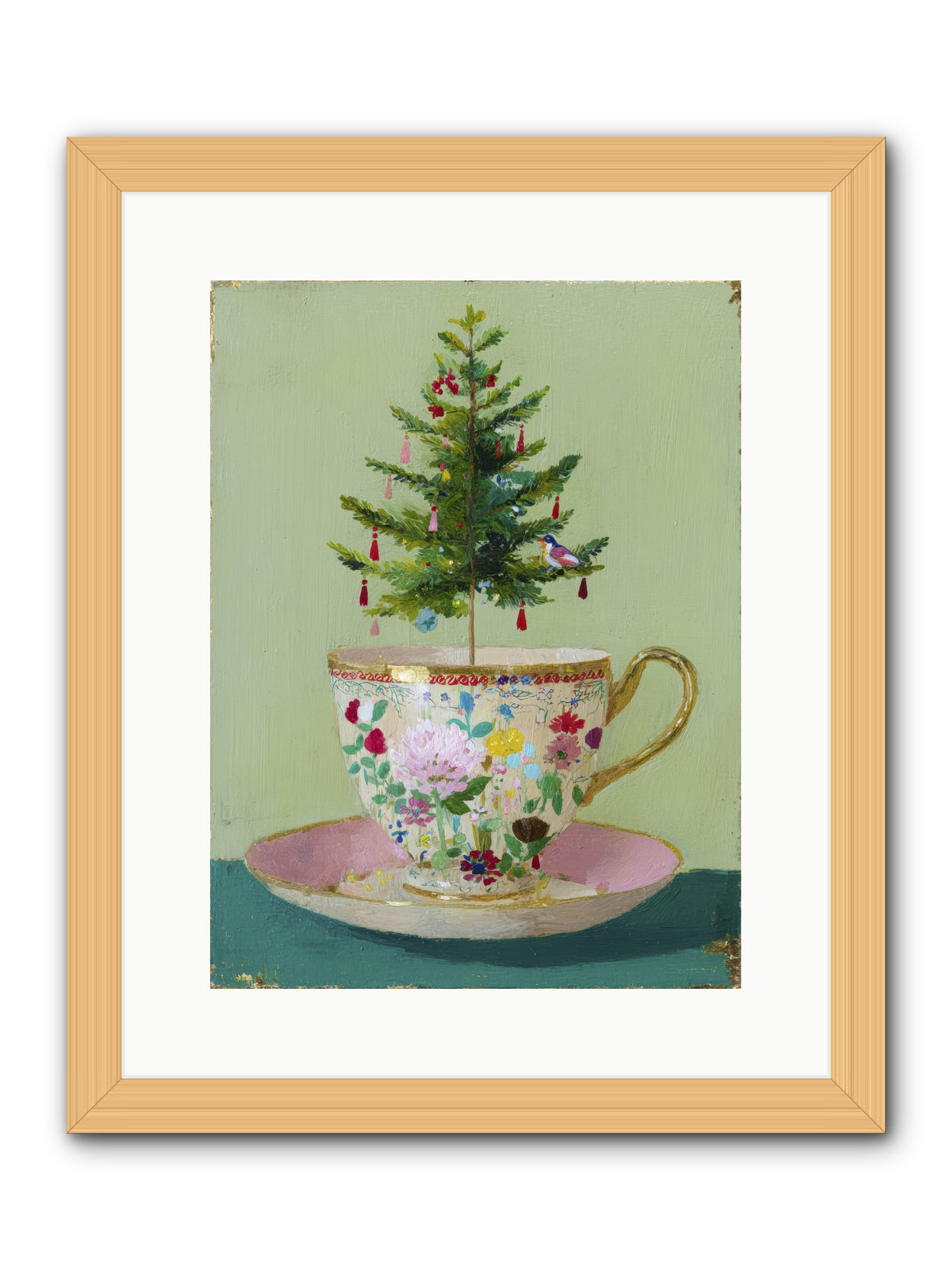 The Wish -- Framed Print - Natural 12x16